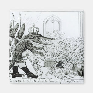 The Corsican Crocodile Magnet