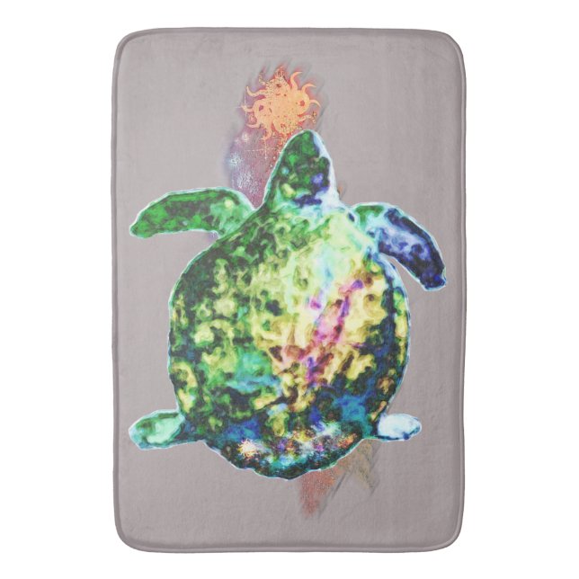 The Cosmic Colour Bringer Bath Mat (Front Vertical)