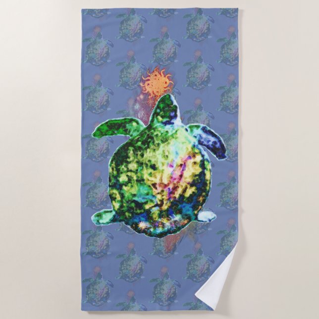 The Cosmic Colour Bringer Beach Towel (Front)