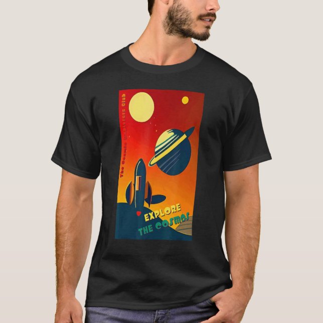 The Cosmic Explorers Club Explore The Cosmos (#09) T-Shirt (Front)