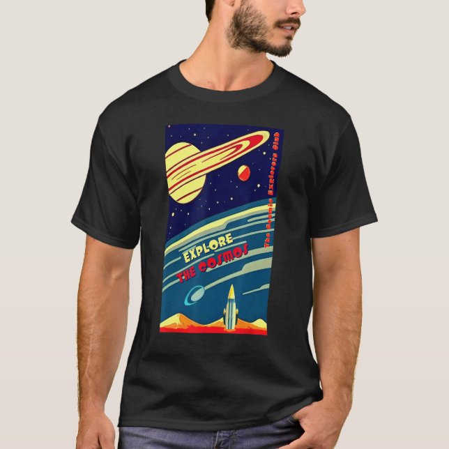 The Cosmic Explorers Club Explore The Cosmos (#10) T-Shirt (Front)