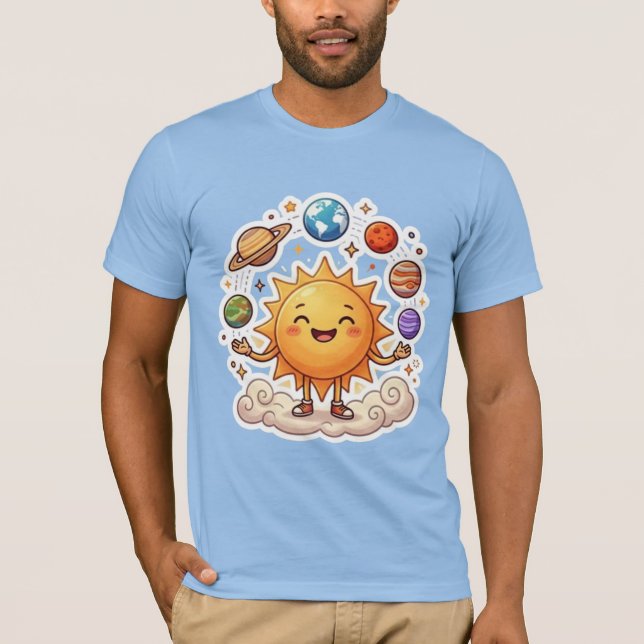 The Cosmic Juggler T-Shirt (Front)