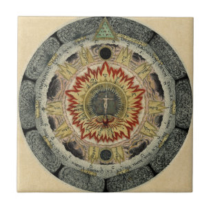 The Cosmic Rose Tile