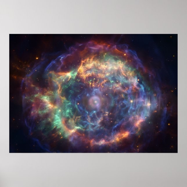 The Cosmic Shell of Soul Light Wall Art (Front)