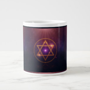 The Cosmic Star of Enlightened Balance Large Coffee Mug