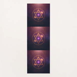 The Cosmic Star of Enlightened Balance Yoga Mat
