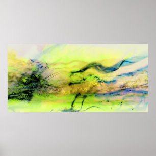 The cosmos lights abstract poster