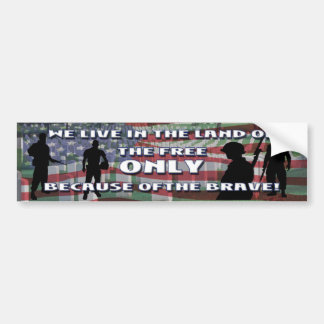 THE COST OF FREEDOM BUMPER STICKER