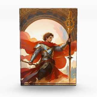 The Cost of Triumph Dragon Slayer Knight Fantasy Photo Block