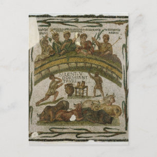The Costume Banquet, from El-Jem c.200-220 Postcard