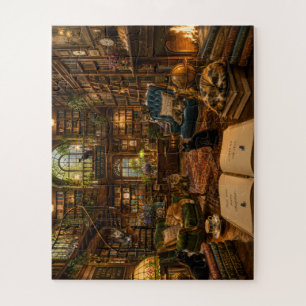 The Cosy Cats Library - Jigsaw Puzzle