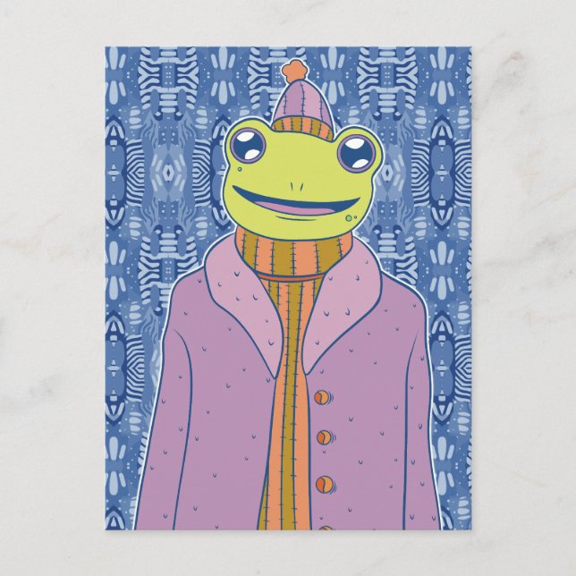 The Cosy Frog Postcard (Front)