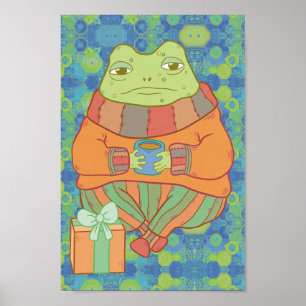 The Cosy Frog Poster