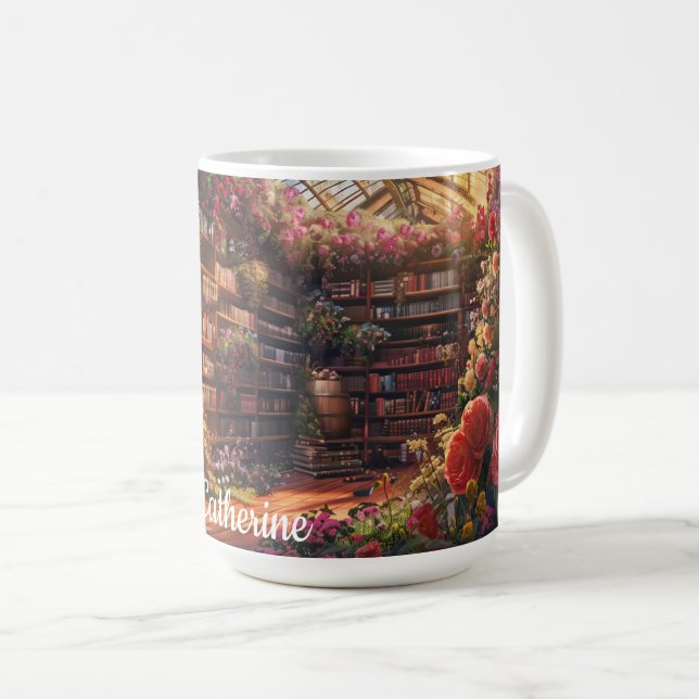 The Cosy Library Coffee Mug (Front Right)