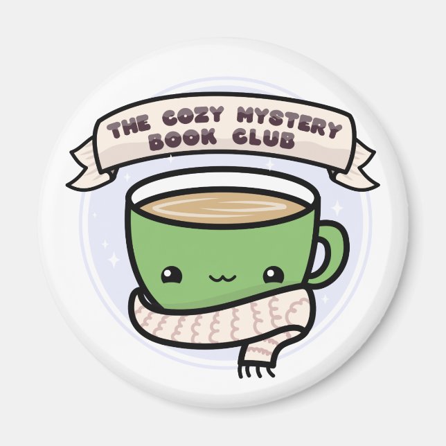 The Cosy Mystery Book Club Magnet (Front)