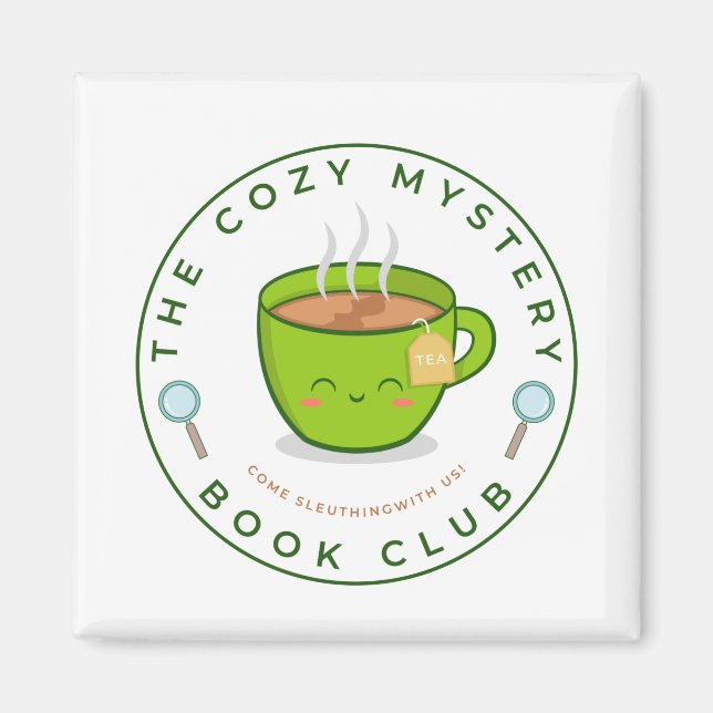 The Cosy Mystery Book Club Magnet (Front)