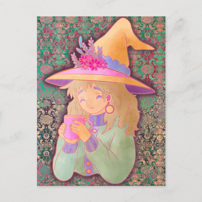 The Cosy Witch Postcard (Front)