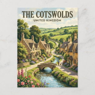 The Cotswolds United Kingdom Postcard