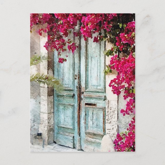 The Cottage Door Postcard (Front)