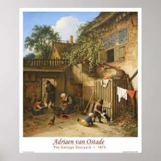 The Cottage Dooryard Poster