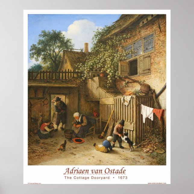 The Cottage Dooryard Poster (Front)