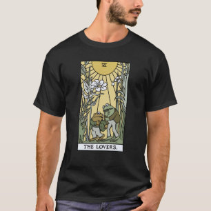 The Cottagecore Frog Toad Tarrot Card Fortunetelle T-Shirt