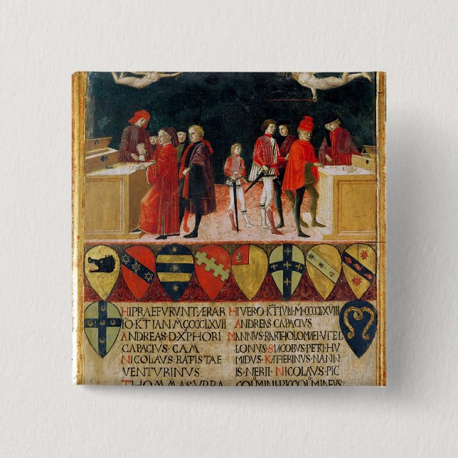 The Council Finances in Times of War and of 15 Cm Square Badge (Front)