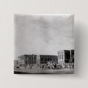 The Council House, Calcutta 15 Cm Square Badge