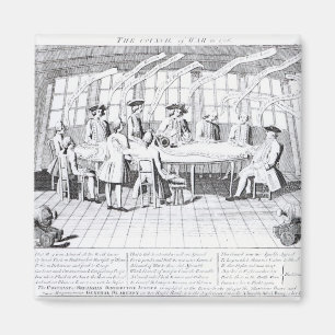 The Council of War in 1756 Magnet