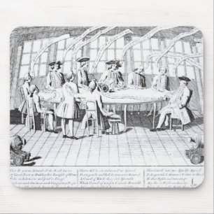 The Council of War in 1756 Mouse Mat