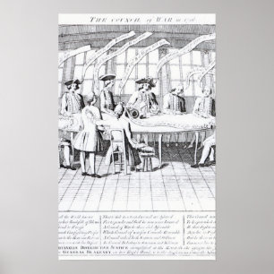 The Council of War in 1756 Poster