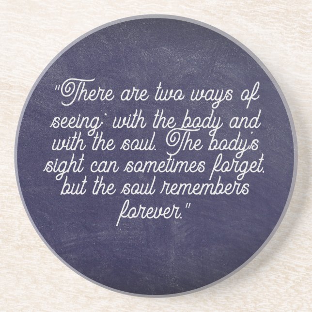 The Count of Monte Cristo Quote Coaster (Front)