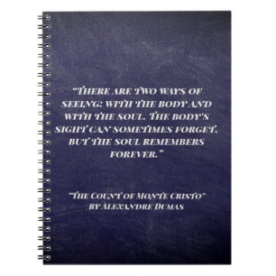The Count of Monte Cristo Quote notebook
