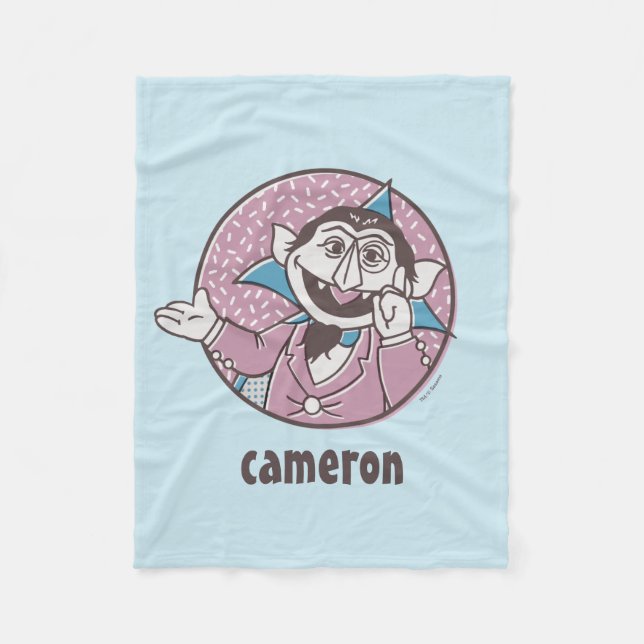 The Count | You Can Always Count On Me Fleece Blanket (Front)
