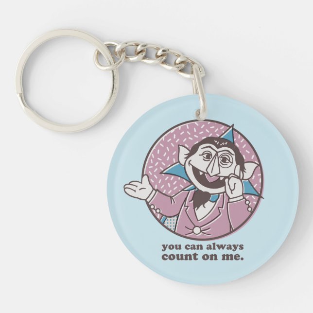 The Count | You Can Always Count On Me Key Ring (Front)