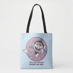 The Count   You Can Always Count On Me Tote Bag