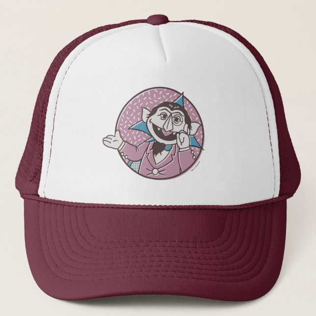The Count | You Can Always Count On Me Trucker Hat (Front)