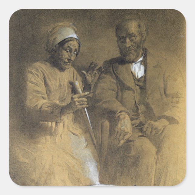 The Counter-Spell by the Image Square Sticker (Front)