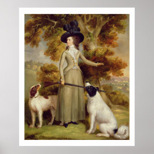 The Countess of Effingham with Gun and Shooting Do Poster