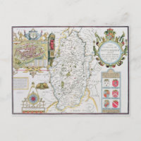 The Countie of Nottingham, engraved by Jodocus