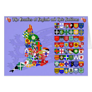 The Counties of England, their flags & emblems