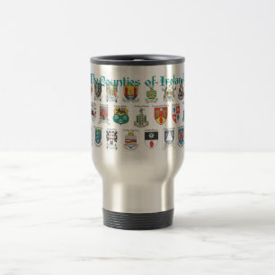 The Counties of Ireland Travel Mug