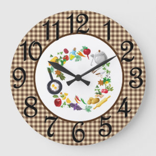The Country Cook Large Clock