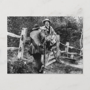 The Country Stile ~ Vintage 1859 Daguerre Photo Postcard