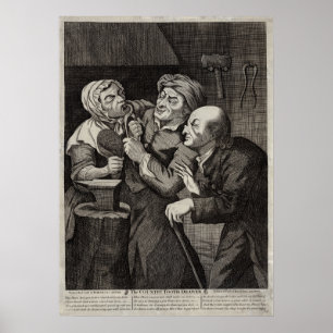 The Country Tooth Drawer Antique Dentist Poster