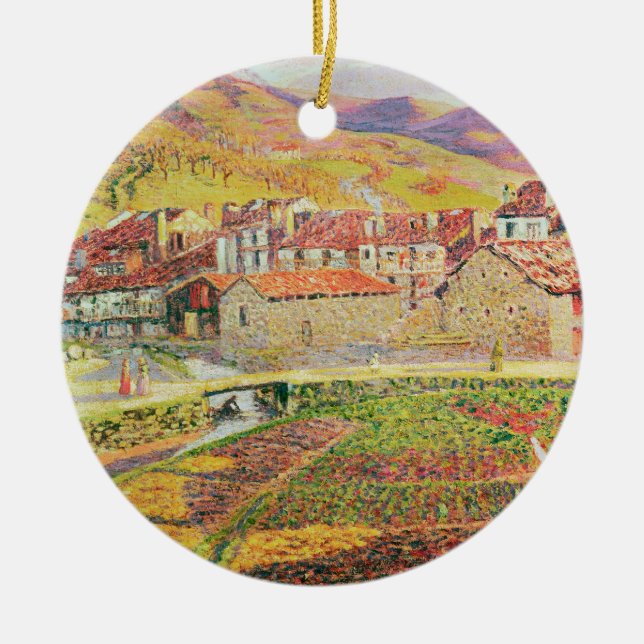 The Countryside Ceramic Tree Decoration (Front)