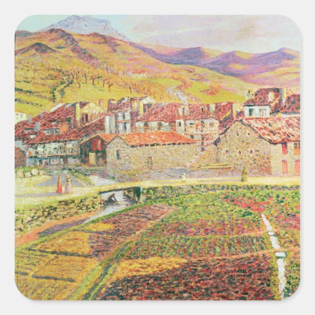 The Countryside Square Sticker (Front)