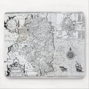 The County of Leinster with the City of Dublin Mouse Mat