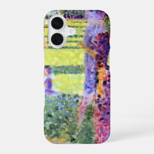 The Couple by Georges Seurat, Vintage Pointillism iPhone 16 Case
