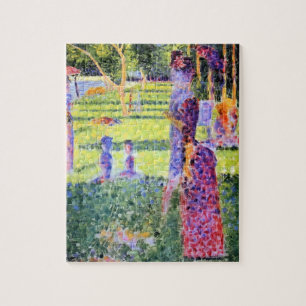 The Couple by Georges Seurat, Vintage Pointillism Jigsaw Puzzle